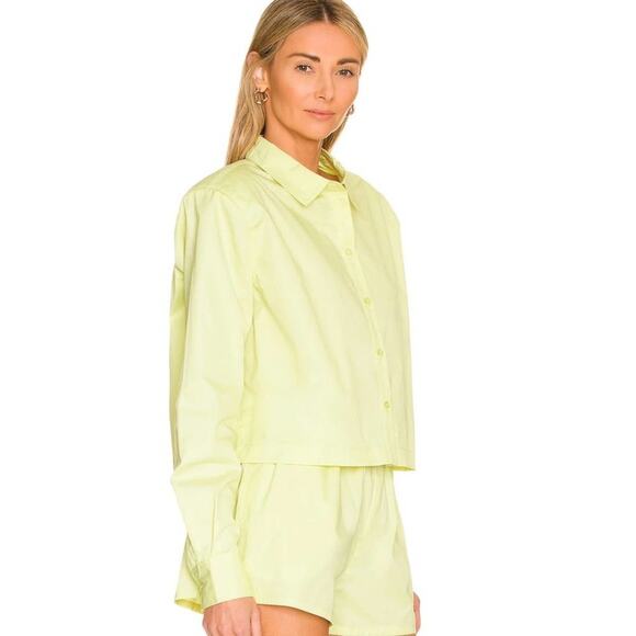 L'Academie The Tory Blouse in Cornsilk NWOT Size Small - Picture 2 of 3